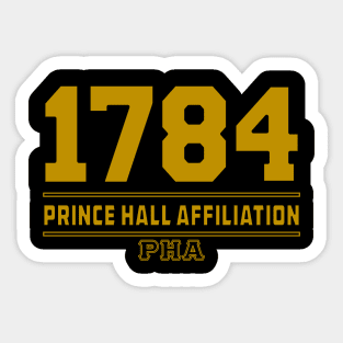 Prince Hall Masonic Apparel Sticker